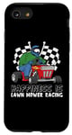 Coque pour iPhone SE (2020) / 7 / 8 Happiness Is Lawn Mower Racing Tondeuse à gazon jardinier