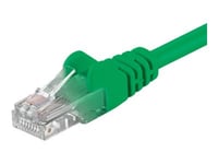 Goobay - Nettverkskabel - Rj-45 (Hann) Til Rj-45 (Hann) - 15 M - Utp - Cat 6 - Formstøpt, Uten Hindringer - Grønn