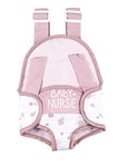 Smoby - Baby Nurse - Porte Bébé - pour Poupons et Poupées - 2 Lanières Réglables - 220305WEB