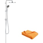 Colonne de douche sans mitigeur GROHE Quickfix Vitalio Start 250 + microfibre