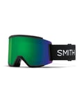 Smith Squad XL Black/ChromaPop Sun Green Mirror & ChromaPop Storm