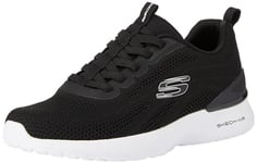 Skechers Men's Skech-AIR Dynamight Paterno Trainers, Black Knit/Synthetic, 13 UK