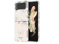 KSNY Hardshell Case - Galazy Z Flip 4 - Hollyhock Flr Clear