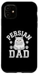 Coque pour iPhone 11 Persian Dad Persian Long Hair