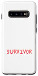 Coque pour Galaxy S10+ AP Biology T-shirt humoristique Survivor High School Bio