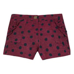 short neuf lili gaufrette 6 ou 3 ans  framboise double noeud devant PROMO