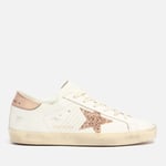 Golden Goose Women's Superstar Distressed Leather Trainers - UK 3