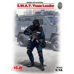 Icm - S.W.A.T. Team Leadermaquette Figurine S.W.A.T. Team Leader Icm 16101 1/16ème Maquette Char Promo Figurine Miniature