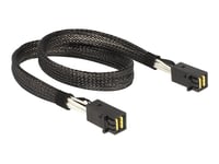 Delock - Sas Intern Kabel - Sas 6Gbit/S - 4 X Mini Sas Hd (Sff-8643) Til 4 X Mini Sas Hd (Sff-8643) - 50 Cm - For P/N: 62703, 62704