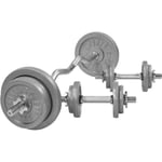 Gorilla Sports Curl bar Hantler IRON - 70 kg