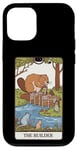 iPhone 12/12 Pro Fun Tarot Card The Builder Beaver Building Spiritual Reader Case