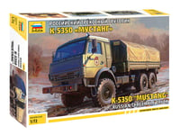 K-5350 MUSTANG Russian Three Axe Camion 1:72 Plastique Model Kit Zvezda