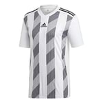 adidas Striped19 Jersey SS Maillot Garçon - Blanc (White/Black) - 140