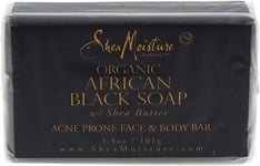 SHEA MOISTURE African Black Soap Face & Body Bar, 3.5 Oz