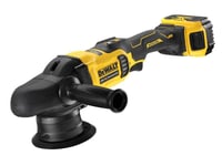 DEWALT DCM848P2 XR Brushless Polisher 125mm 18V 2 x 5.0Ah Li-ion DEWDCM848P2