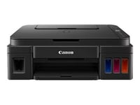 Canon Pixma G3416 - Multifunksjonsskriver - Farge - Ink-Jet - Påfyllbar - 216 X 297 Mm (Original) - A4/Legal (Medie) - Opp Til 8.8 Ipm (Trykking) - 100 Ark - Usb 2.0, Wi-Fi(N)