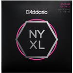 D'Addario NYXL Nickel-Plated Steel 5-String 45-130 Super Long