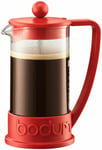 Bodum Brazil French Press Coffee Maker 1 Litre Red/Clear