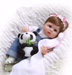 Reborn Baby Dolls Silicone Souple 40 Cm 17 'Enfants Playmate Réaliste Reborn Babies Filles Toddler Réaliste Bébé Poupée Princesse Enfants Jouet pour Enfant de 3 Ans + Jouets