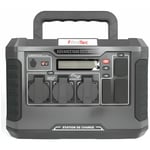 Protec - Station d'énergie portable Advance 1500 - Générateur électrique - 1328Wh/1500W - Sortie ac - Noir