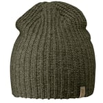 Fjallraven Ã–vik Melange Beanie Hat - Green, 1 Size