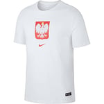 Nike T-Shirt Pologne Evergreen Crest White (XL)