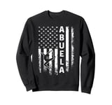 Gymnastics Gymnast Abuela America Flag Vintage Christmas Sweatshirt