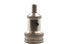 Silca Presta Chuck Adapter Silver, Rak, Aluminium