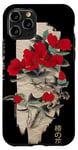 iPhone 11 Pro Japanese Tsubaki flower in retro grunge flower aesthetic Case