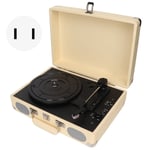 New BT Record Player Built In 2 Speakers Stereo 3 Speed Turntable Record Player