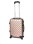 CELIMS - Valise Cabine Rose Gold Approuvée par 100+ Compagnies Aériennes | Ultra Légère et Rigide | Petite Valise Cabine 55x40x20 | Bagages Cabine | Valise Cabine Rose | EasyJet Ryanair Approved