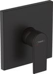 hansgrohe Vernis Shape Single lever shower mixer for concealed installation, matt black, 71668670