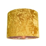 Modern Crushed Velvet Lamp Shade with Shiny Paper Inner