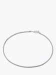 AllSaints Unisex Collar Snake Chain Necklace, Silver