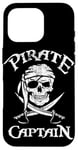 Coque pour iPhone 16 Pro Costume de pirate drapeau de pirate capitaine de pirate