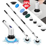 Electric Cleaner Cordless Power Brush Spin Scrubber for Tub Tile Floor Window