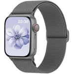 Msksjer Compatible avec Apple Watch Bracelet 41mm 40mm 38mm 42mm(Series 10) pour Femme Hommes, Nylon Réglable Solo Loop Tissu élastique Bracelets Sport pour iWatch Series 9 8 7 6 SE 5 4 3 2 1