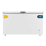 Cecotec Congélateur horizontal Bolero CoolMarket Chest 400 white E. Congélateur 400L, Classe E, Compresseur Inverter, Double Fonction, Congélation rapide, Contrôle électronique, Sécurité enfants.