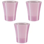 Lot de 3 pots pour orchidées avec réserve d'eau - Arte-dea rose transparent 2 li