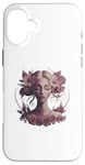 Coque pour iPhone 16 Plus Sculpture Femme Femmes Autonomisation Fleurs