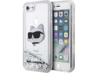 Karl Lagerfeld Karl Lagerfeld Veske Klhci8lnchcs Apple Iphone Se 2022/Se 2020/8/7 Sølv/Sølv Hardcase Glitter Choupette Head