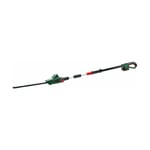 Taille-Haies sans fil télescopique Bosch UniversalHedgePole 18 (1 Batterie 18 v 2,5 Ah, Chargeur, Longueur de lame 43 cm)