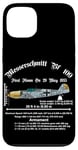 Coque pour iPhone 13 Messerschmitt Fighter Art Historic: Aviation Legends