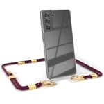 Easy Case for Samsung Galaxy S21 FE 5G Phone Case with Chain