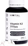 Vitamine K2 MK7 200 Mcg. 240 Comprimés Végétaliens De Vitamine K Pour 8 Mois. 20