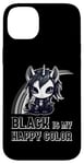 iPhone 14 Plus Black Is My Happy Color Goth Girl Emo Gothic Unicorn Case