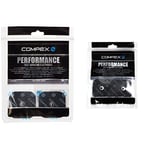 Compex EasySnap Performance 5x5cm - Sachet de 4 Electrodes & EasySnap Performance 5x10cm - Sachet de 2 Electrodes