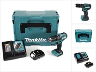 Makita DHP 483 Y1J-D akkuiskuporakone 18V 40Nm Makpac + 1x 1,5 Ah akku+laturi