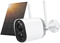 nicezing Camera Surveillance WiFi Exterieure sans Fil Solaire 2K/4MP Caméra  IP Batterie Panneau Solaire 5W