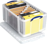 Really Useful Plastic Storage Box 64 Litre Clear